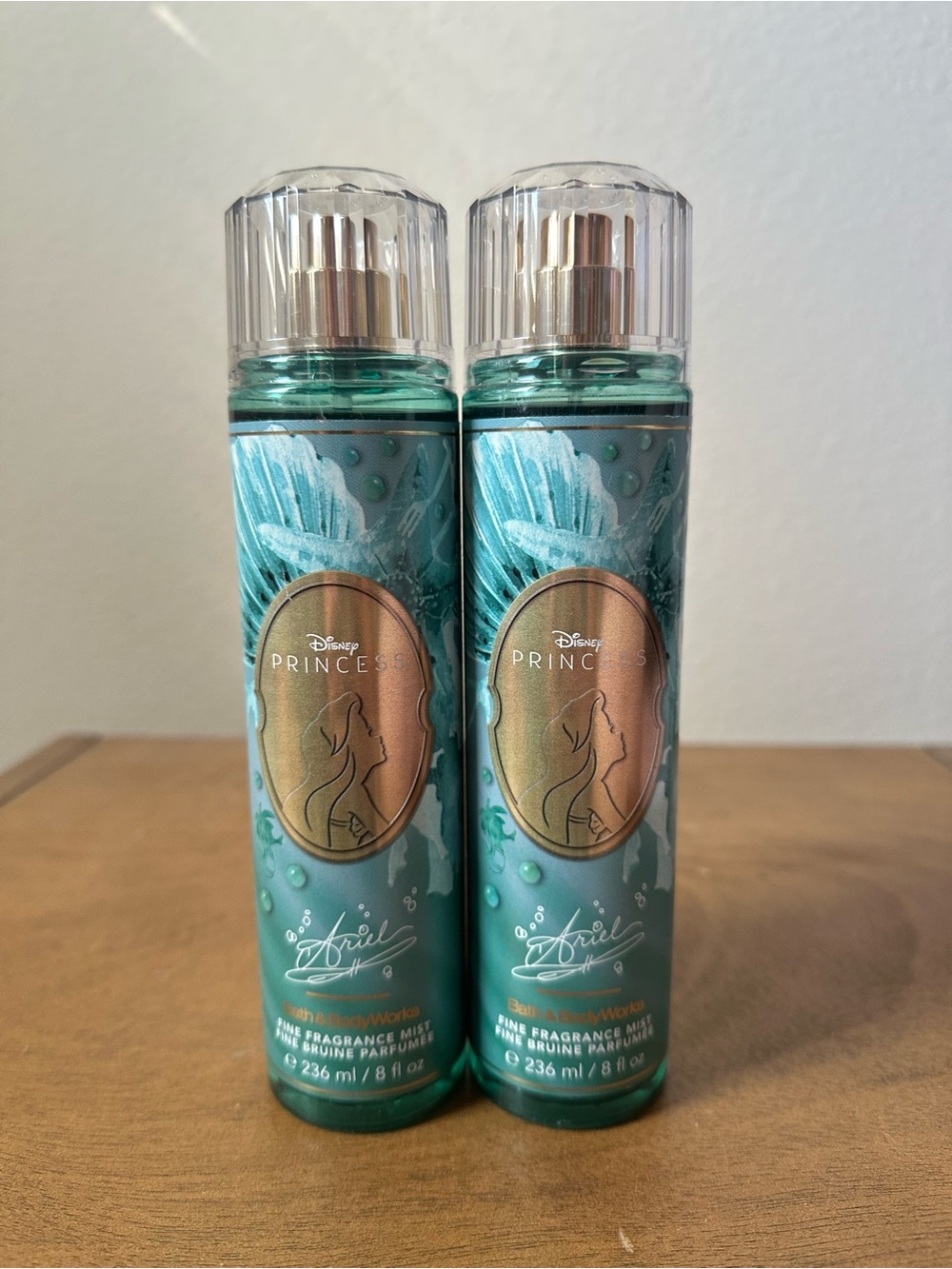 X2 Bath & Body Works Disney princess ARIEL fine mist NEW
